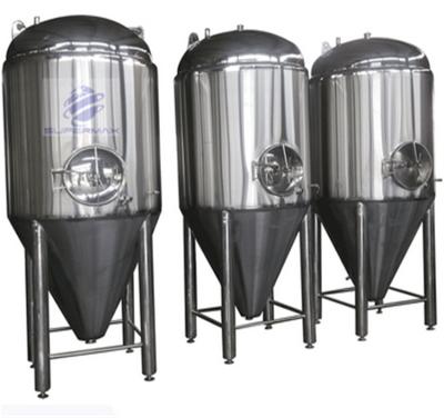 China food & Conical Beverage Plant 1000L Stainless Steel Beer Tank Beer Fermenter For Beer Brewing System for sale