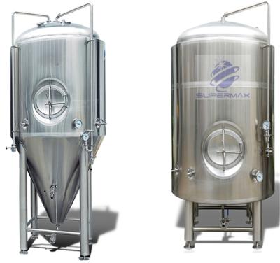 China Hotels 1000L Beer Fermentation Tank With Cooling Jacket For Craft Beer Brewery for sale