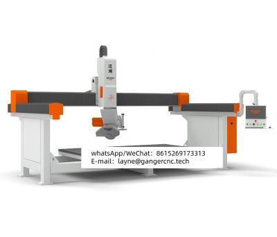 Китай Garment Shop Benchtop Polishing Blade Saw Granite 5 Axis GQ-3220D Bridge Cutter 5 Axis Stone Bridge Saw Cut Saw 100% Production Capacity продается