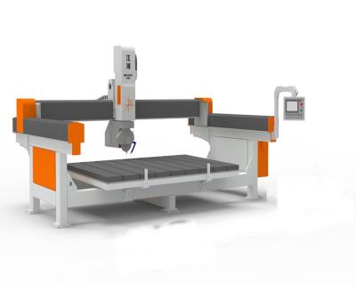 Китай Dekton 4 Axis CNC Bridge Saw Miter Cutting Machine GQ-3220B 4 Axis Saw Table Bridge Cutting Machine For Quartz Granite продается