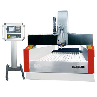 中国 Stable Craft of Cut Glass Processing CNC Marble Engraving Machine with Linear ATC GS-1325ATC 販売のため