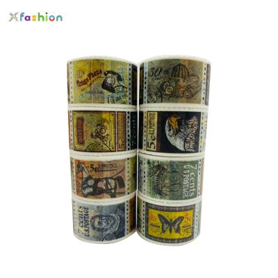 China Wholesale 1rols Waterproof Supplies Colorful Stamp Washi Tape for sale