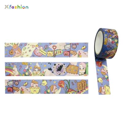 China Waterproof Custom Printed Rainbow Washi Tape Set Decorative Programmable Craft Tape Washi Tape for sale