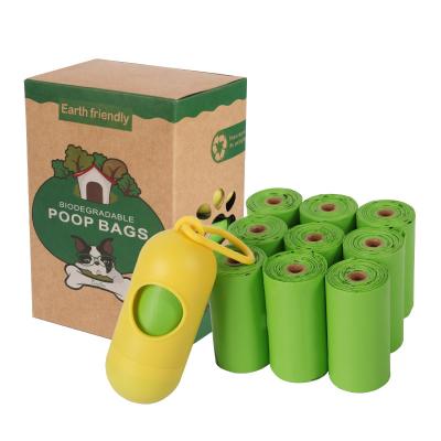 China Dogs Dog Poop Bags Eco Friendly Biodegradable Bag Leak Proof Doggie Waste Bags for sale