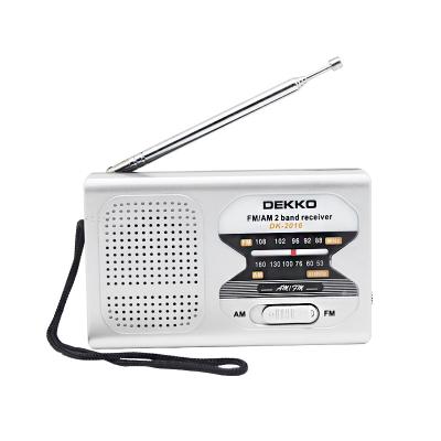 China High Sensitivity World PORTABLE Receiver Fm Am 2 Band Portable Analog Radio for sale