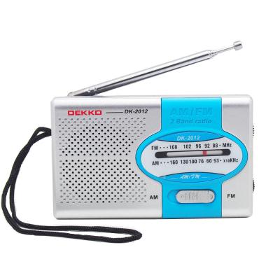 China Small PORTABLE Pocket AM Fm Radio Built In Speaker for sale