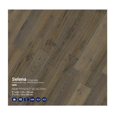 China Digital Printing 4.5/5/5.5/mm Eco-friendly Waterproof Original Wooden Design SPC Flooring And Plastic Rigid Wall Panel With Click Lock for sale