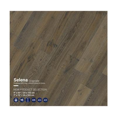 China Digital Printing 4.5/5/5.5/mm Eco-friendly Waterproof Original Wooden Design SPC Flooring And Plastic Rigid Wall Panel With Click Lock for sale