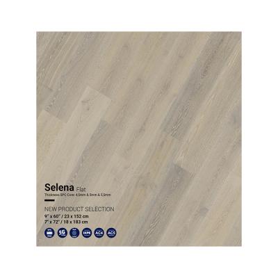 China Digital Printing 4.5/5/5.5/mm Wooden Click Lock Original Waterproof Plastic Rigid Light Design Beige Flooring SPC Eco-friendly High Quality for sale