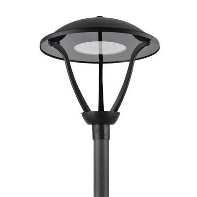 China LANDSCAPE 5 Year Warranty Cast Aluminum LED Matrix Post Lamp Solar Powered Outdoor Waterproof Garden Light Available for sale