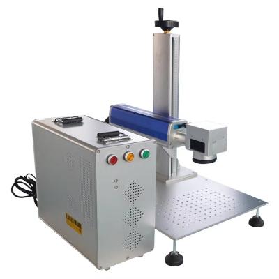 China 20w Mini Fiber Laser Marking Air Cooled Drilling Machine for Metal Etching for sale