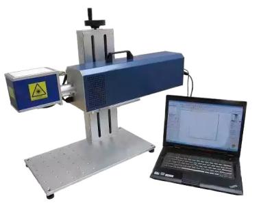 China Dxf-50w Dxfj5050ddst Plt Air Cooled Fiber Laser Marking for sale