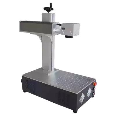 China 20w 30w 50w Mini Fiber Laser Air Cooled Portable Laser Marking Machine Jpt Dxf for sale