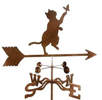 China Art Decor Hot Sale Price Wrought Iron Portable Wind Vane Manufacturers for sale