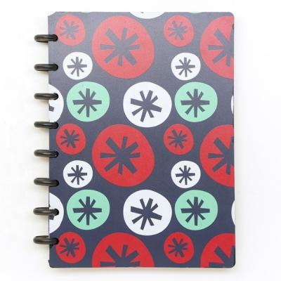 China Durable Custom Logo Printed pp plastic cover spiral notebook in A5 size for sale