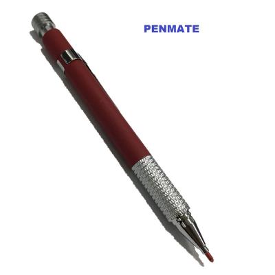 China Industrial metal mechanical pencil with colored refills for consturction, welding, timber industry for sale