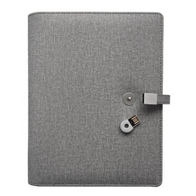 China Durable power bank for leather notebook with magnetic clasp and usb for sale