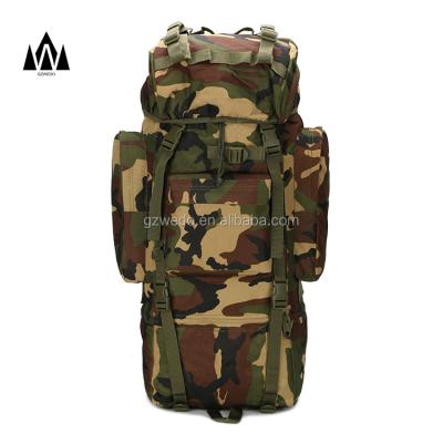 China 60L Large Rucksack Pack Outdoor Sports Travel Rucksack Waterproof Giant Hiking Tactical Camping Military Bag for sale