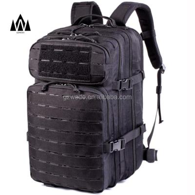 China 40L Waterproof Large Army MOLLE Backpack 3P Military Tactical 3 Day Assault Pack Plug In Bugging Bag Hunting Backpack for sale