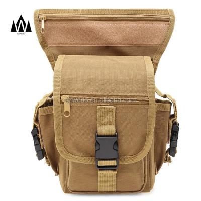 China NATIONAL Military Tactical Leg Bag Drop Molle Waist Pack Travel Belt Bag for Increase Hunting Camping Cycling Outdoor Waterproof for sale