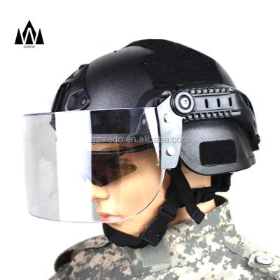 China Tactical Helmet with Clear Visor FAST Combat Helmet Airsoft Tactical Helmet with Clear Visor Paintball CS Outdoor Tactical Blow Mount Protect Equipment for sale