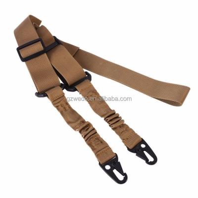 China 2 Point Airsoft Two Point Nylon Sling 2 Point Rifle Multifunctional Adjustable Tactical Sling Sling Outdoor Sling Strap for sale