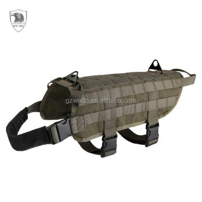 China Dog Vest With Molle System Police Wholesale Army Hunting Dog Tactical Vest With Molle System Training Dog Harness Vest for sale