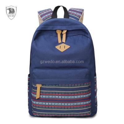 China Pig Nose Design Backpack School Bag China High School Bag Pack Promotional Wholesale Canvas Backpack for sale