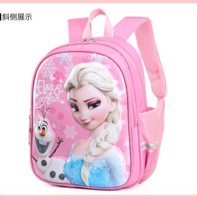 China Tactical Geometric Princess Animation Cartoon Snow Backpack Chinese Supplier Waterproof Children for sale