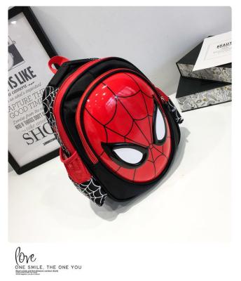 China Cheap price nylon party sports bag kids shoulders cartoon spiderman waterproof backpack for sale