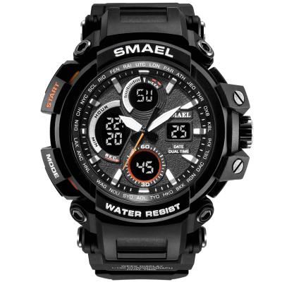 China SMAEL Waterproof Frontier Men's Big Dial Luminous Sports Personalized Electronic Watch for sale