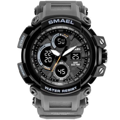 China SMAEL Waterproof Frontier Men's Big Dial Luminous Sports Personalized Electronic Watch for sale