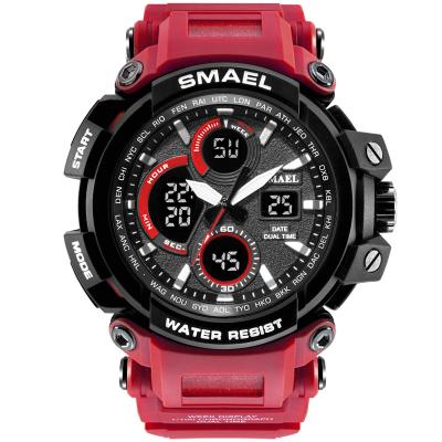 China SMAEL Waterproof Frontier Men's Big Dial Luminous Sports Personalized Electronic Watch for sale