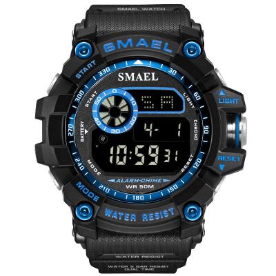 China Popular Chronograph SMAEL Outdoor Sports Electronic Watch Waterproof And Shockproof Men's Student Sports Watch for sale