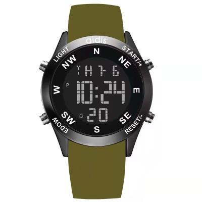 China Addiees-MY1466 Luminous Alarm Multi-FunctionWatch Outdoor Mountaineering WhistleFlint Digital Waterproof Sports Watch For Men for sale