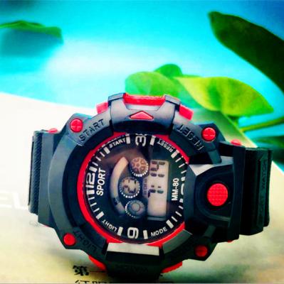 China New Multi-Function Sports Electronic Best-Selling Student Chronograph Large Analog Chronograph Sports Wristwatch Round Dial for sale