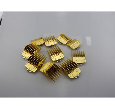 China Round Teeth Comb For Precision Cutting New Design Cheap Price Trimmer Gold Clipper Guard Comb 10 Sizes Set for sale