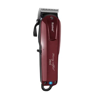 China Amazon KM2600 Blade Hair Clipper Trimmer Kit Shaver Hair Styling Shears Men's Triple Rechargeable Electric Cordless Grooming Set for sale