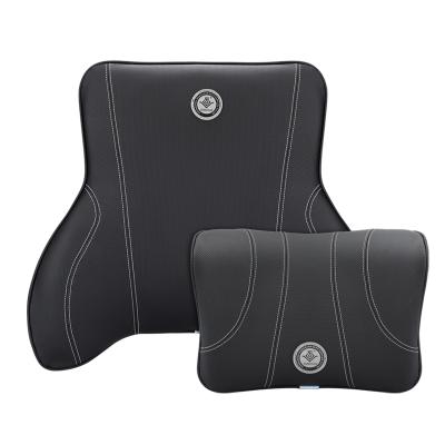 China Memory Car Seat Headrest Headrest Pad Car Seat Lumbar Support Cushion Neck Rest Cushion Neck Head Pad for sale