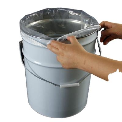 China Barrier Clear 55 Gallon Liner Plastic Bag With Round Bottom 208 Liter Drum for sale