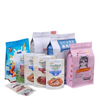 China Barrier PET Aluminum Foil Stand Up Pouch Zip Lock Pet Food Packaging Bags for sale