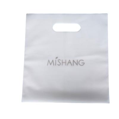 China Custom Printing Cheap Plastic Die Cut Barrier Shopping Bag Clothing for sale