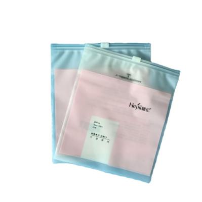 China Custom Printing Plastic Barrier Zipper Zipper Lock Zipper Bags For Packaging Underwear for sale