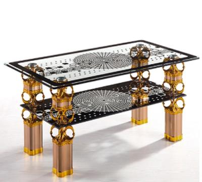 China Knock down high quality modern style warm leaning stainless steel coffee table for sale