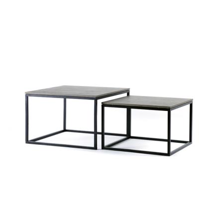 China Wooden coffee table (the other) of metal adjustable coffee table living room for sale