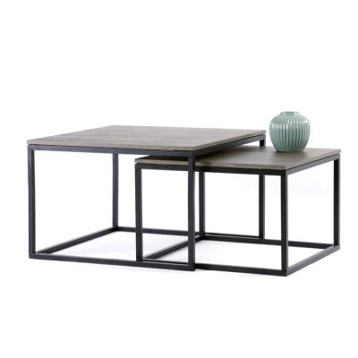 China Modern Design Style Contemporary Exquisite MDF Board Top Coffee Table for sale