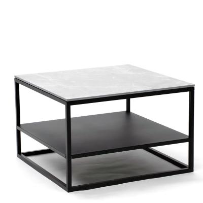 China (Other) adjustable black metal coffee table living room coffee table for sale