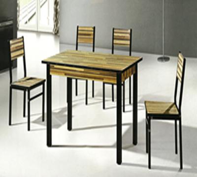 China Eco-friendly Vintage Quality General Purpose Wood Dining Table Top Set for sale