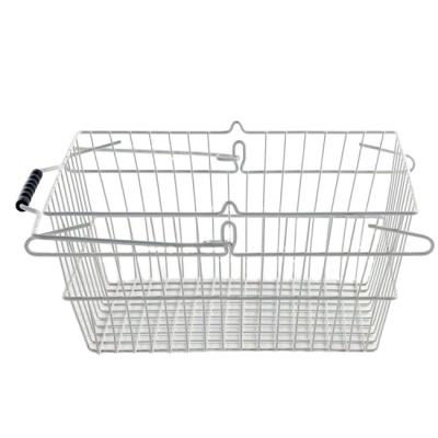 China White Metal Pragmatic Easy Carry Shopping Basket for sale