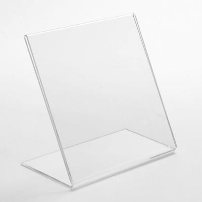 China Recyclable High Quality Transparent Acrylic A4 Display Stander For Schools for sale